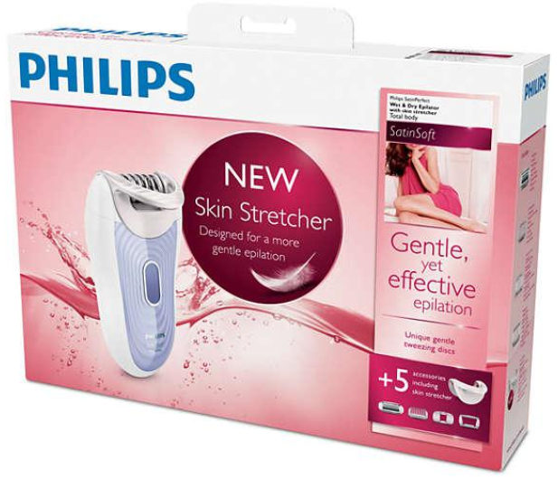 Philips SatinSoft HP6523/02 biało-fioletowy - 306291 - zdjęcie 7